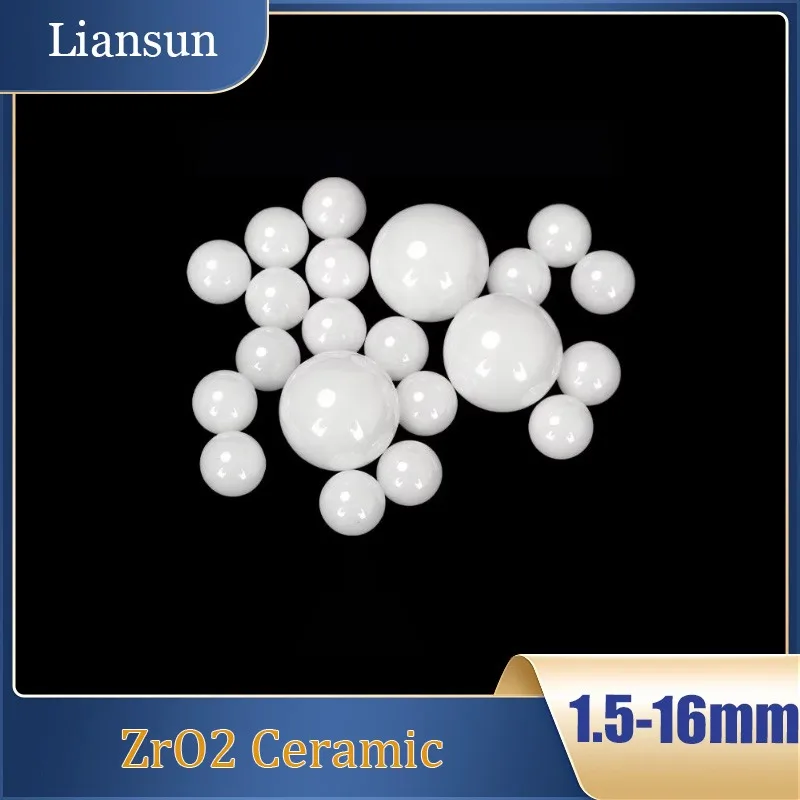 

2-200pcs ZrO2 Ceramic Bearing Balls Dia 1.5mm 2mm 2.5mm~16mm G10 Precision Zirconia Ceramic Ball Bead Wear-resistant Insulation