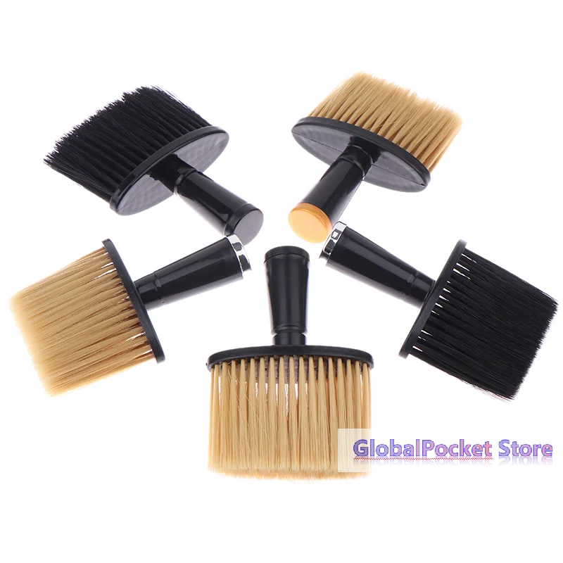 Soft Hair Brush Neck Face Duster Hairdressing Hair Cutting Cleaning Brush For Barber Salon Hairdressing Styling Barber Tools view 3