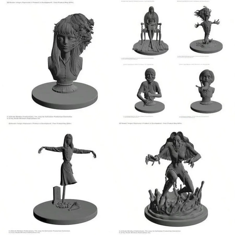 

Коллекционная серия Ito Runji: вторая серия — коробка-сюрприз «Клятва», ужасающая слепая коробка, настольная модель ручной работы, украшение, детская игрушка-прикол