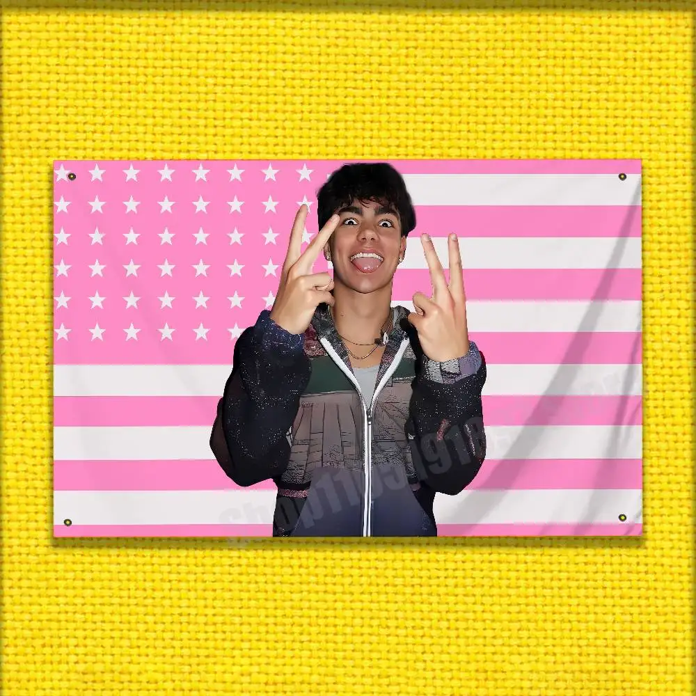 

For 50*70cm 60*90cm 60*110cm 80*120cm 100*150cm 150*200cm Camp Banner Tapestry America Actor M-Malachi Barton Flag Cover