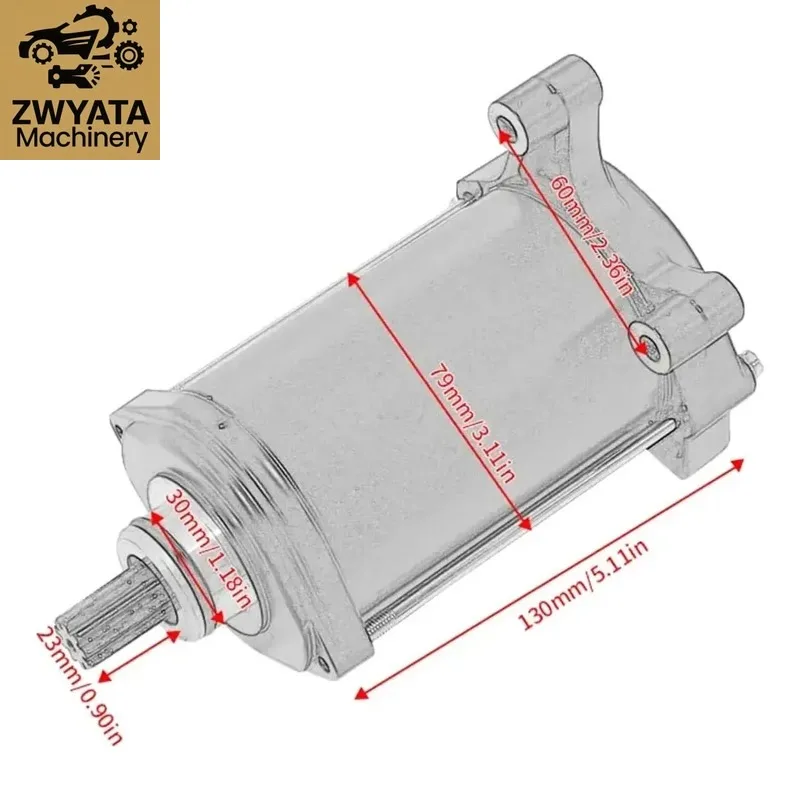 Starter Motor 12418526230 8526230-03 For BMW R1200 R1250 R1200GS K50 R1200RT K52 R1200R K53 R1200RS K54 R1250GS K50 R1250RT K52