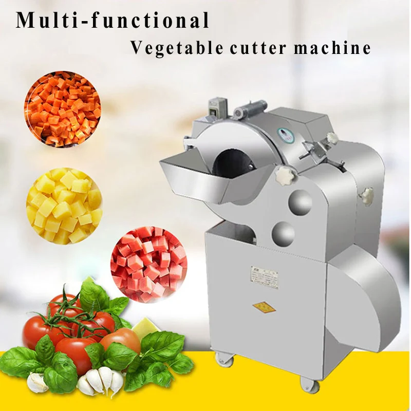 Commercial Multi-functional Vegetable Cutter Sweet Potato Ginger Electric Slicer Cheese Shredder Dicer