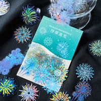 30 pcs/pack INS Colours fireworks Stickers Adhesive Diy Diary Album Scrapbooking accessories Junk Journal Supplies