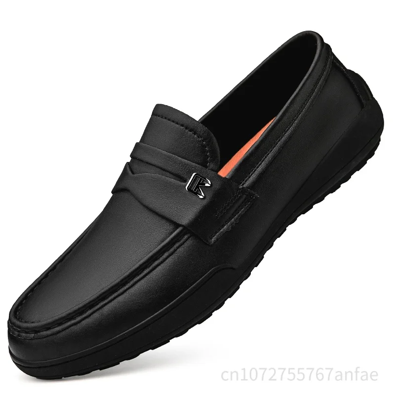 Men's Loafers Comfortable Mens Casual Shoes Luxury Brand Man Formal Dress Shoes Low Heeled Business Casual Shoes Flat Shoes