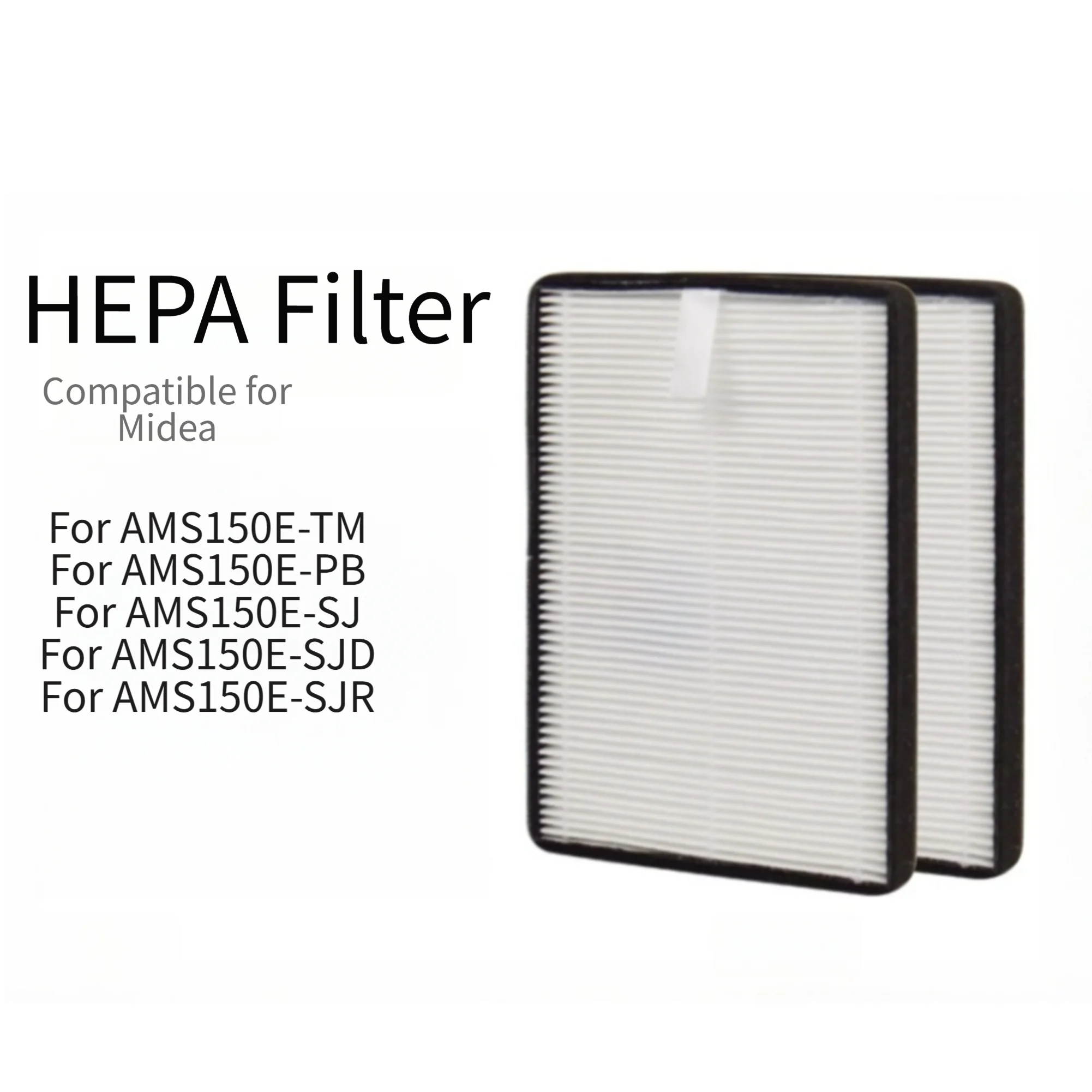 Activated Carbon Filter HEPA Replacement Filter 99.97 Filtration Efficiency High-iodine Activated Carbon For Midea AMS150E-TM