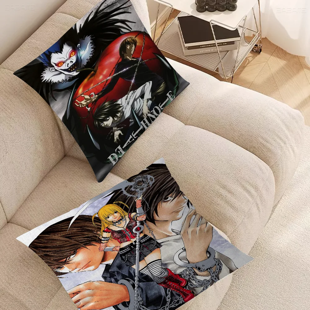 

Anime Death Note DN L Cushion Cover 30x50 Polyester Sofa Cushions Decorative Throw Pillows Home Decoration Pillowcover