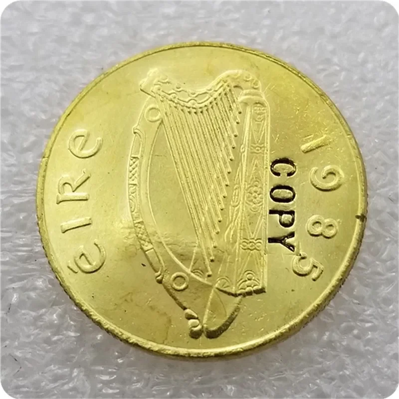 1985 Ireland 20 pence, 20p horse COIN COPY commemorative coins-replica coins medal coins collectibles Challenge Pocket Coins Chr