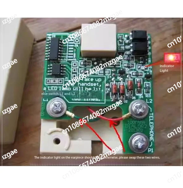 

Old dial phone/pulse to dual tone converter, supports European, American and Japanese phones, international enhanced version