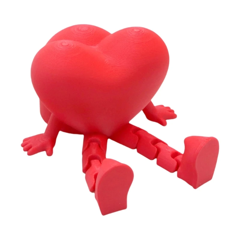 Vehicle Tow Hook Cap Red Heart Decoration Trailer Coupling Dust Cover