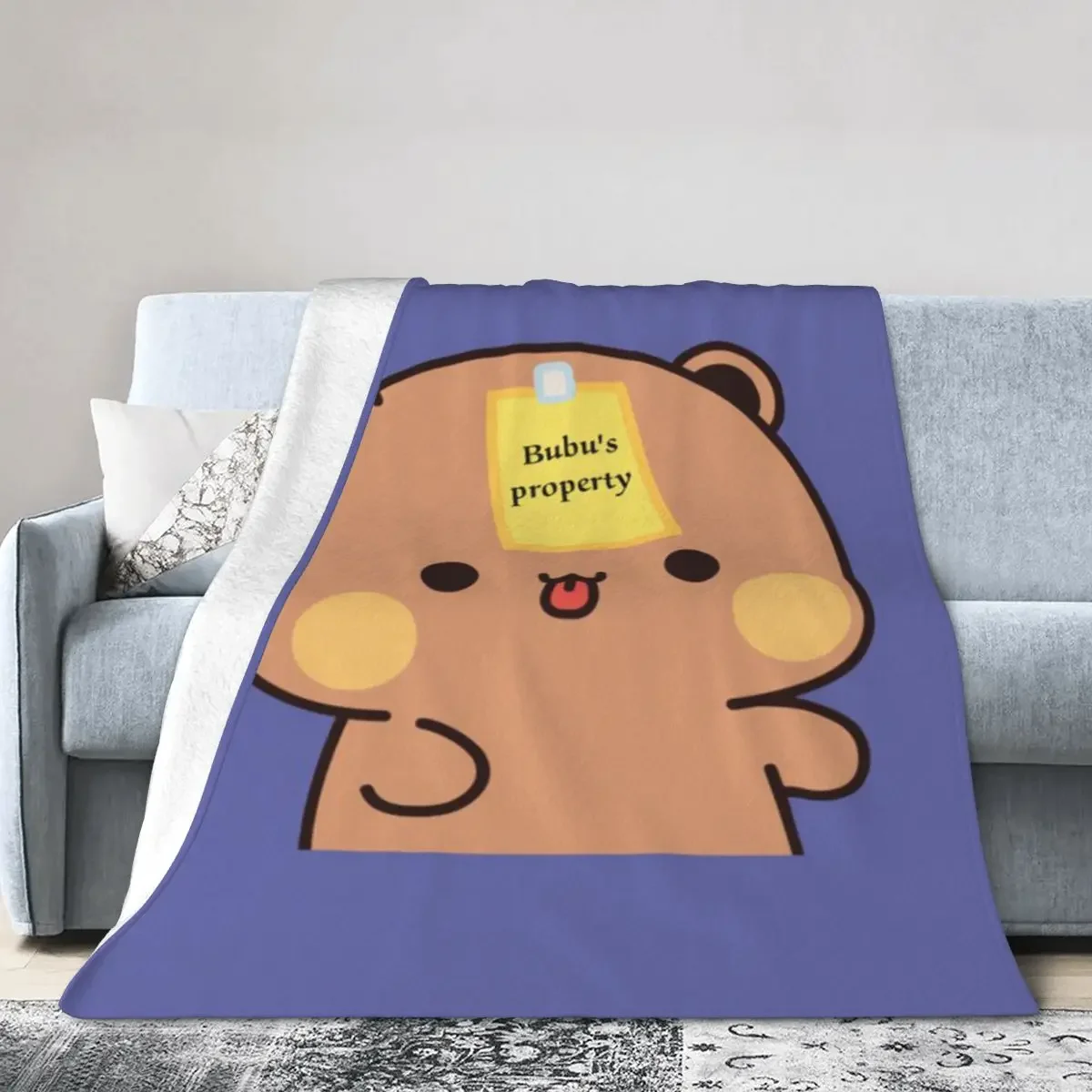 DuDu Brownie Bear Is Panda BuBu Property An Ultra-Soft Micro Fleece Blanket