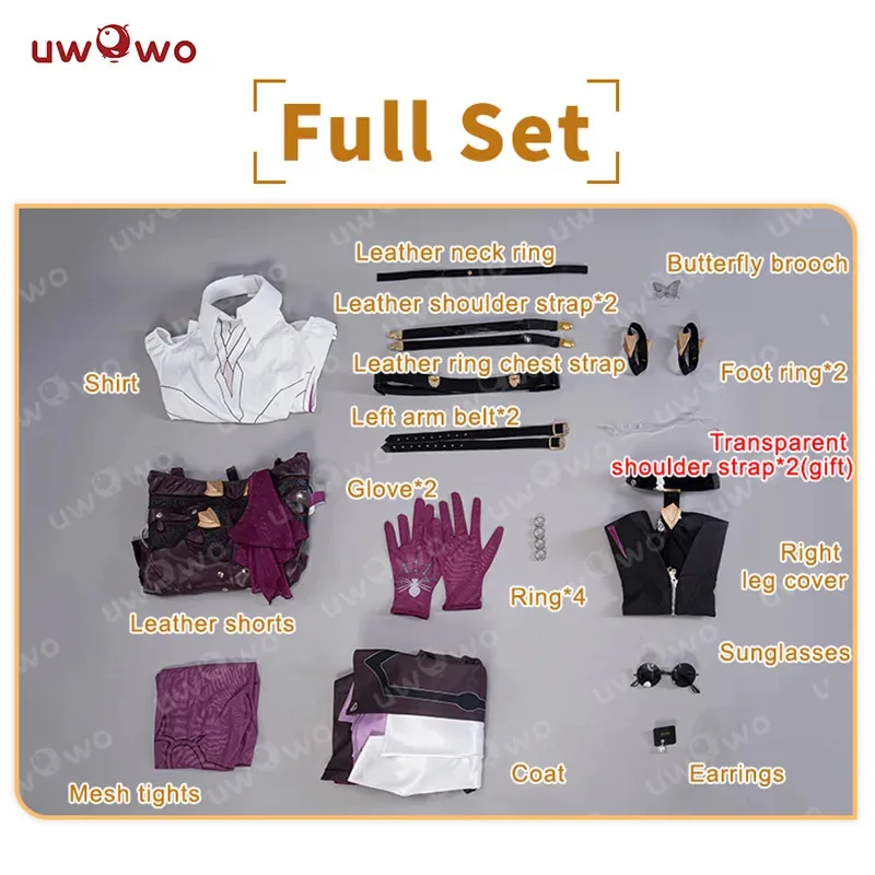 IN STOCK UWOWO Cosplay Kafka Honkai: Star Rail Kafka Cosplay Costume Star Rail Honkai Impact Cosplay Role Play Outfit