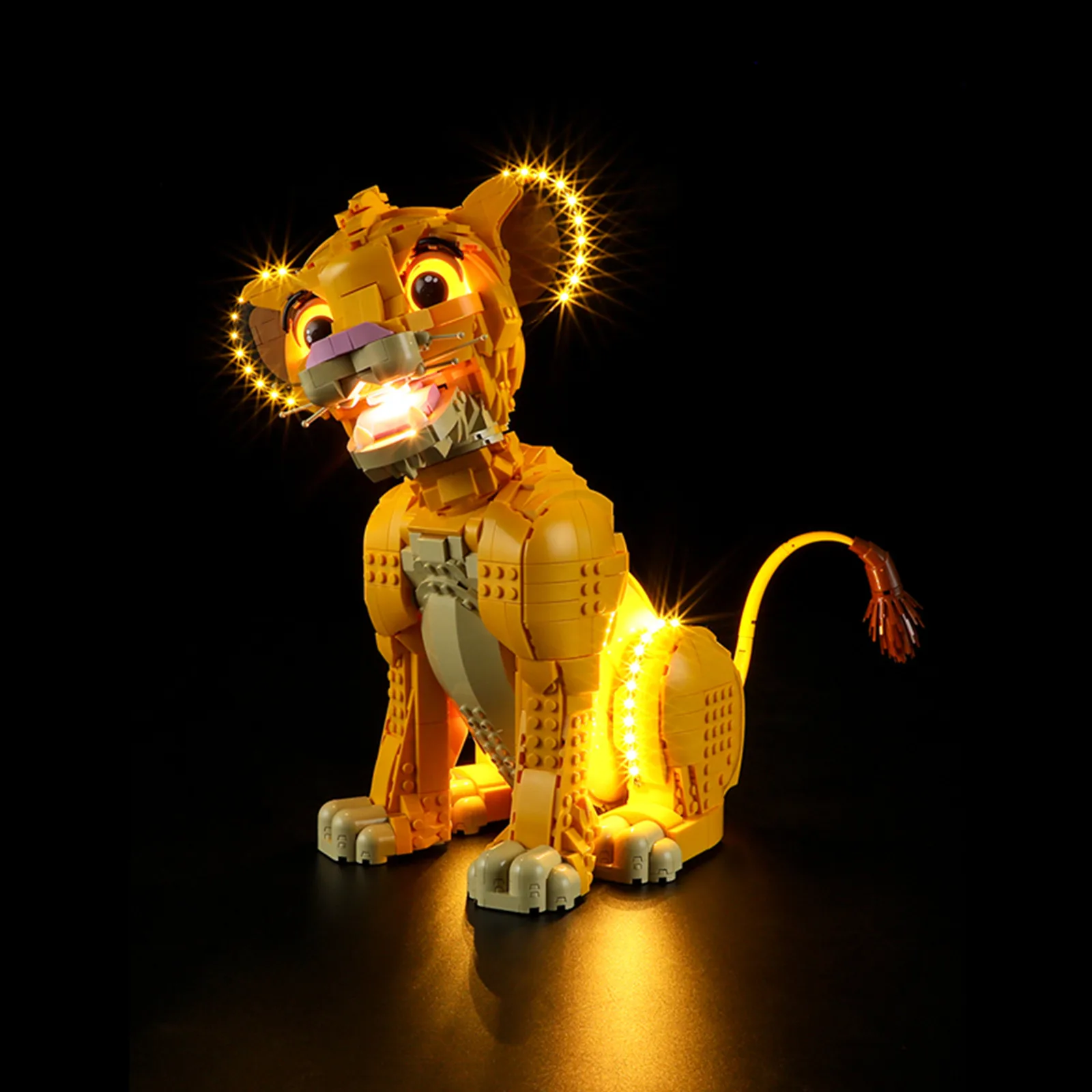 

(Only LED Light No Bricks) 43247 Lion SimbaS Ideas (Not Include Building Blocks Kits Sets Model)