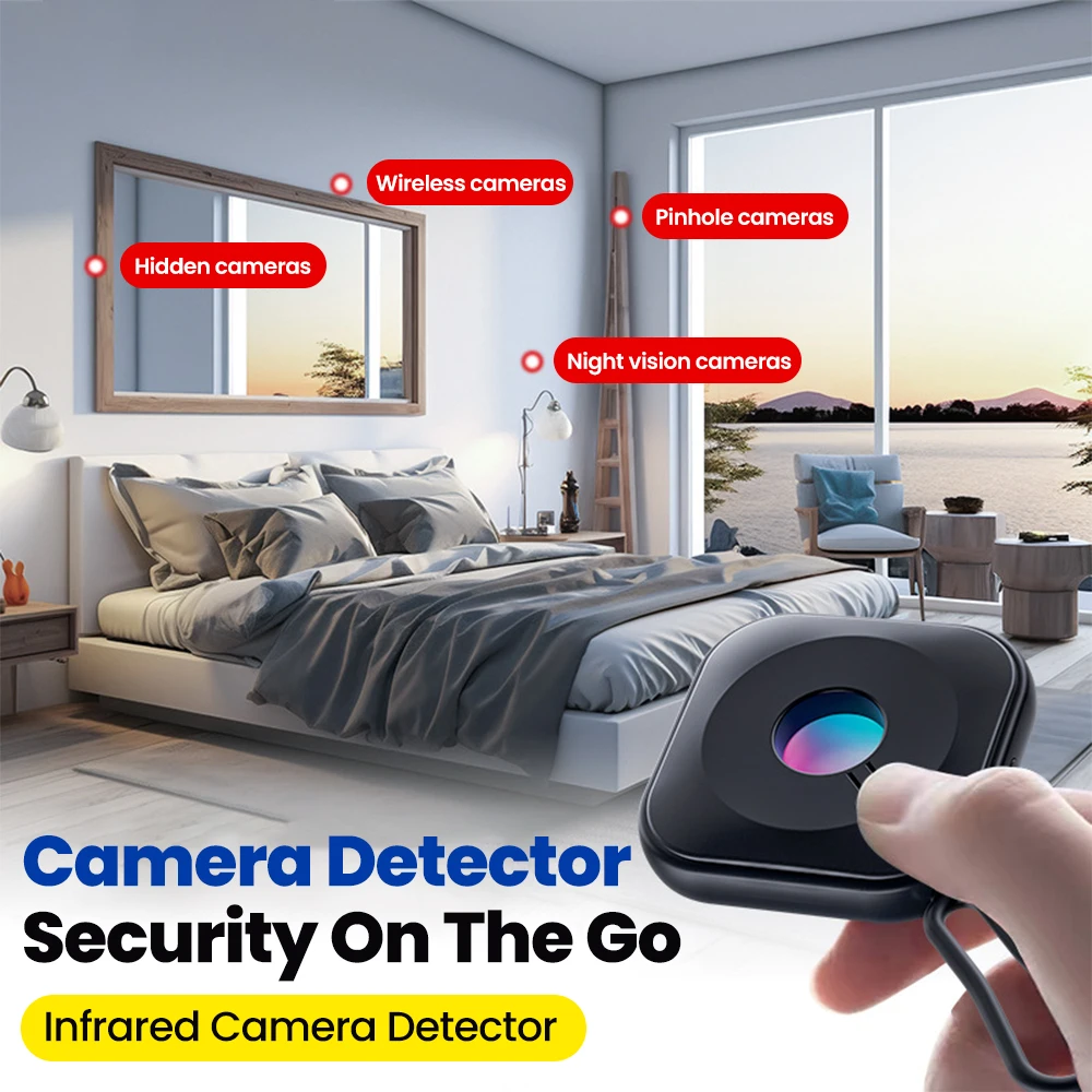 Portable Infrared Camera Detector For Hotel Travel Anti-Peeping Security Intelligent Hidden Camera Surveillance Signal Detector