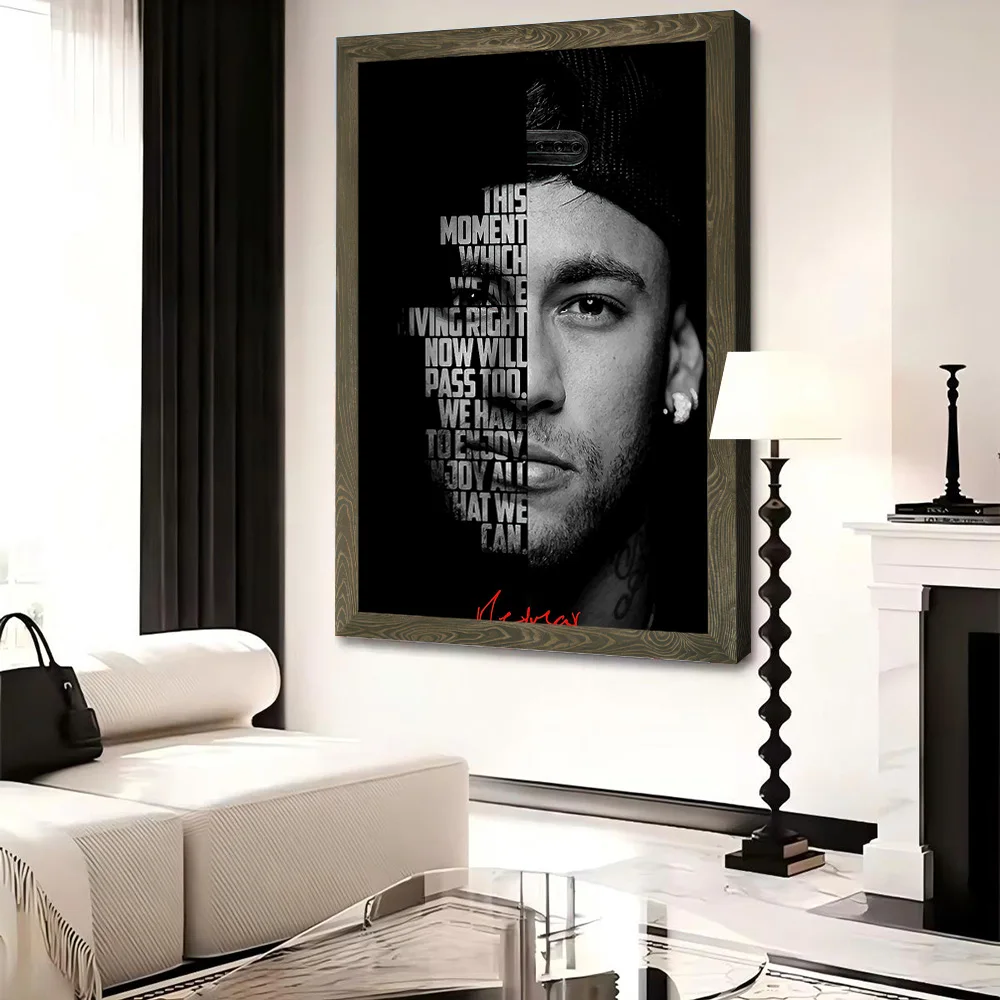 Neymar Jr Printed Canvas Poster Personalized High Quality Wall Art Paintings for Decor Living Room Interior Decoration Bedroom - view 4