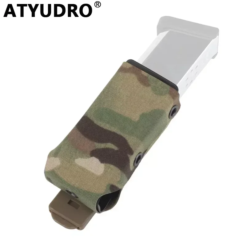 

ATYUDRO Tactical WRC Lightweight Pistol Mag Pouch CS Wargame Shooting Outdoor Sports Molle System Accessories Waist Bag Hunting