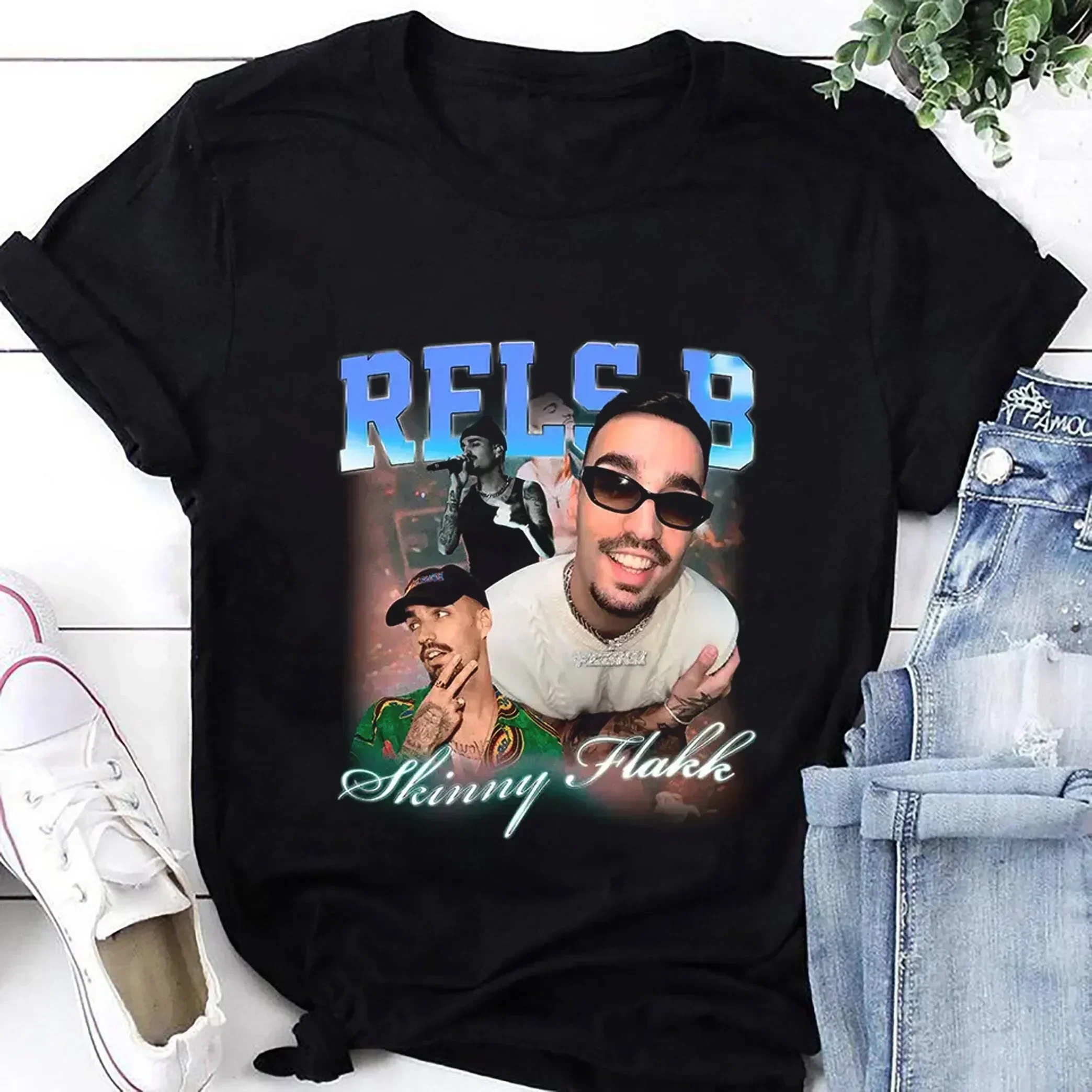 Camiseta Rels B Skinny Flakk, Camiseta Rels B, Regalos para Fans de Rels B