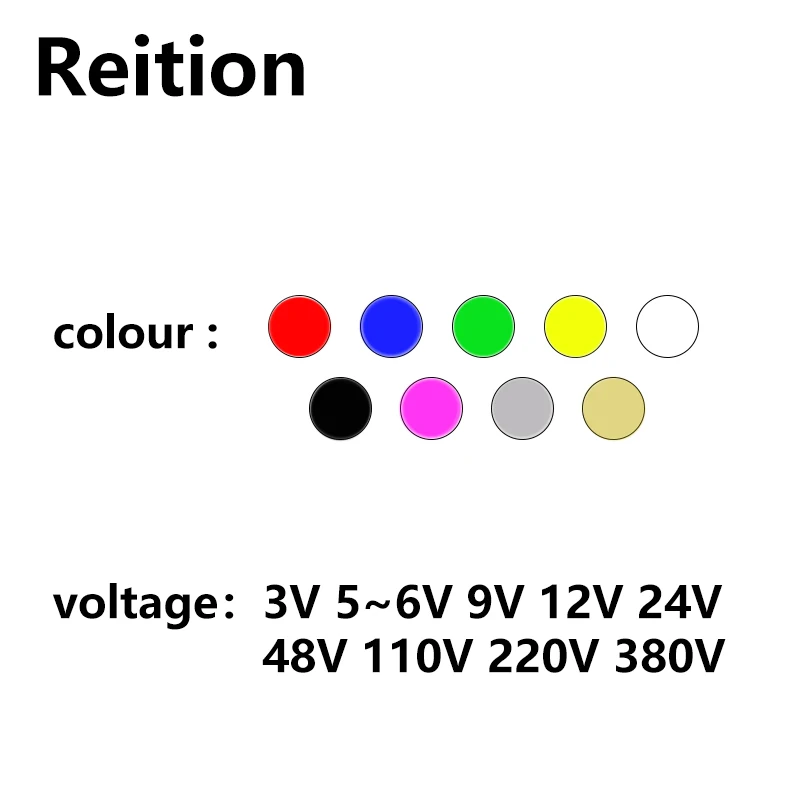 10PCS 6mm Waterproof LED Metal Indicator Pilot Light Signal Lamp 12V 24V 220V Machine Car Boat Working PC Power Free shipping