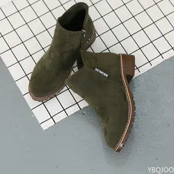 Sapatos Mulheres Moda Sola Grossa Botas de Tornozelo Confortáveis Plus Size Botas de Neve para As Mulheres Plataforma Feminina Botas De Mujer 2023