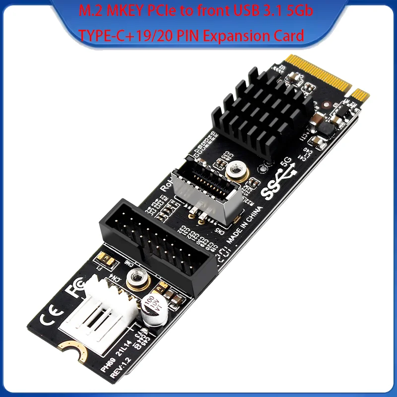 1PC M.2 Mkey Pcie T… - image