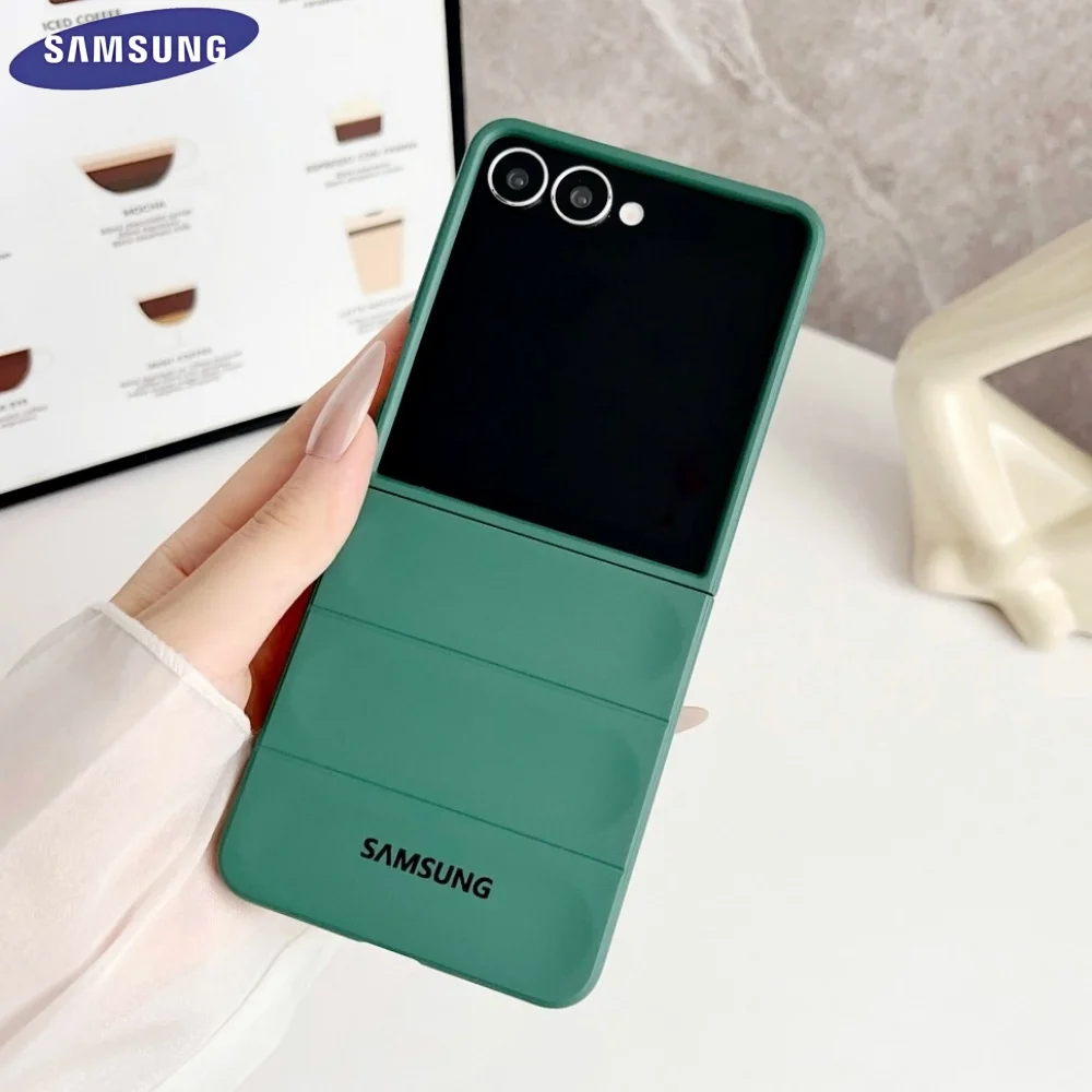 Image of Samsung Galaxy Z Flip 7 Hartschale Kunststoff Handyhülle Anti Fall Klappschutz Coque für Flip7 Flip6 Flip5 Flip4 Flip3 Funda
