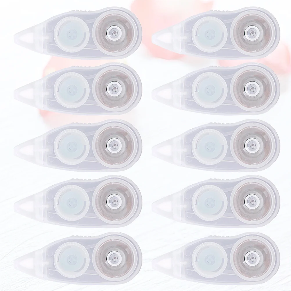 

10pcs Correction Tape Premium Roller For Instant Error Fix Smooth Rewriteable Tool Office School Stationery