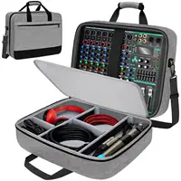 Bolsa para Mezclador de Audio, bolsa grande para equipo de grabación, bolsa protectora para Mezclador de DJ, estuche compacto para Mezclador de DJ con sonido de almacenamiento ajustable