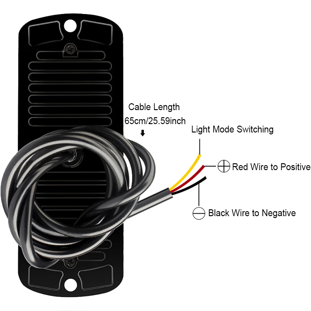 24 LED سيارة ستروب تحذير ضوء الجانب ماركر تحذير إشارة 12/24 فولت أضواء جانبية للطوارئ LED سيارة ستروب تحذير ضوء