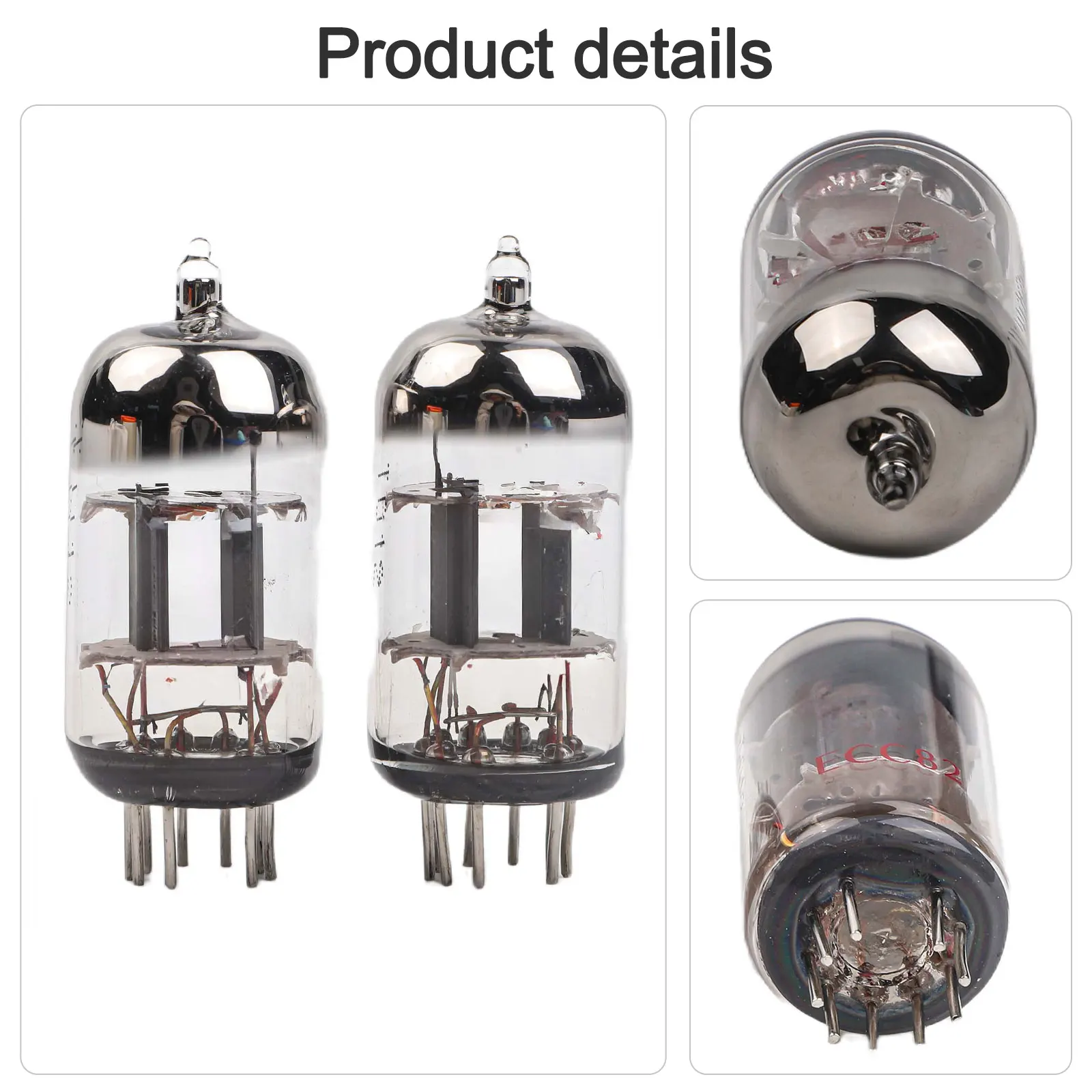ART 12AU7-S Vacuum Tubes 2pcs Replacement for ECC82 with Clear Labeling and Matching for Balanced Left and Right Channel Sound