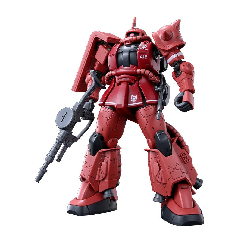 

Bandai PB Limited HG 1/144 Char's Custom High Mobility Zaku II 12cm Gundam Model Kit PS ABS Mecha Details Anime Collection