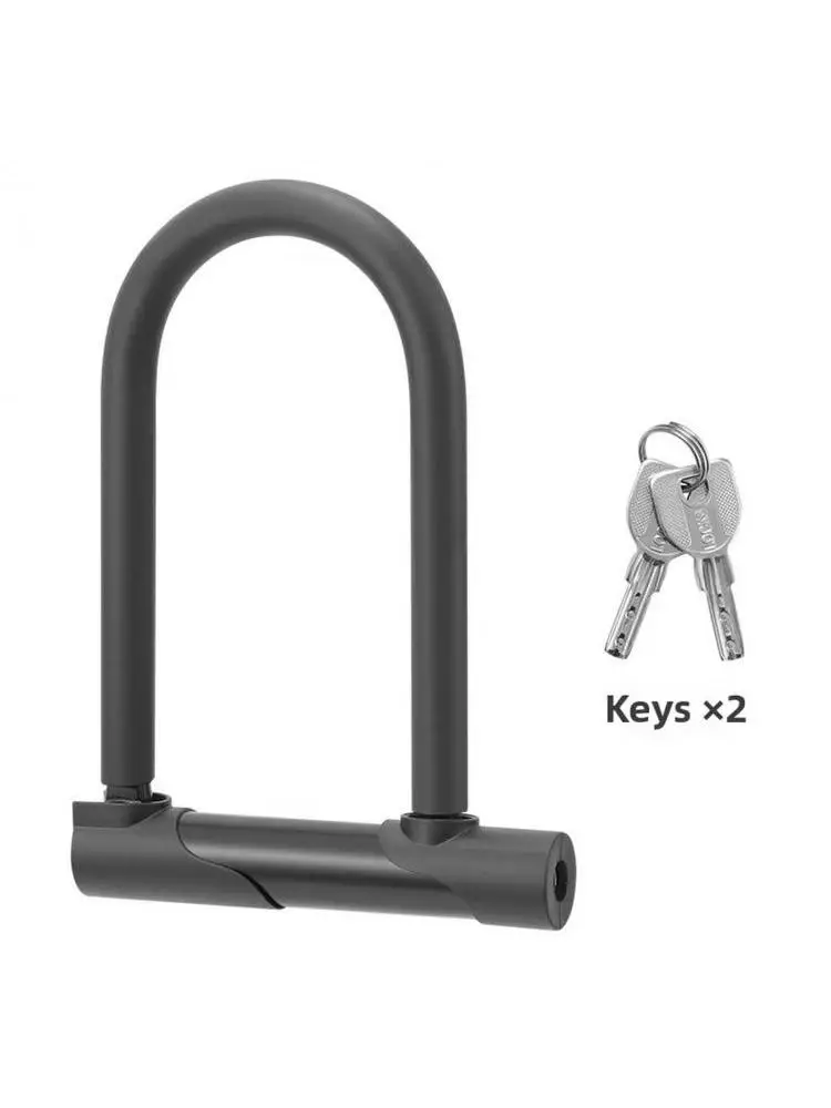 AliExpress NONE Motorcycle Anti Hydraulic Shear U Lock 15mm Steel 10×20×14cm For E Scooters Bikes Bicycle Accessories