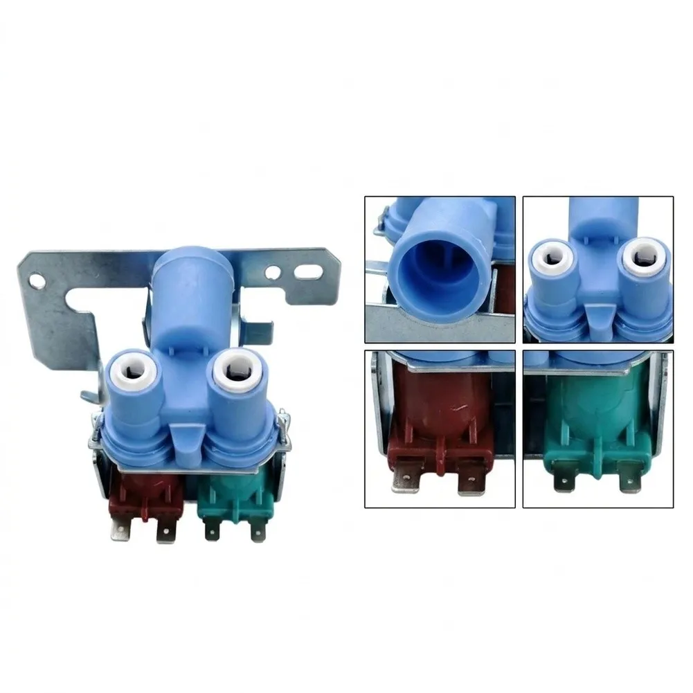 Dual Solenoid Water Inlet Valve Replacement Spare Part For GE Refrigerator Household Fridge Water Inlet System Repair Accessory