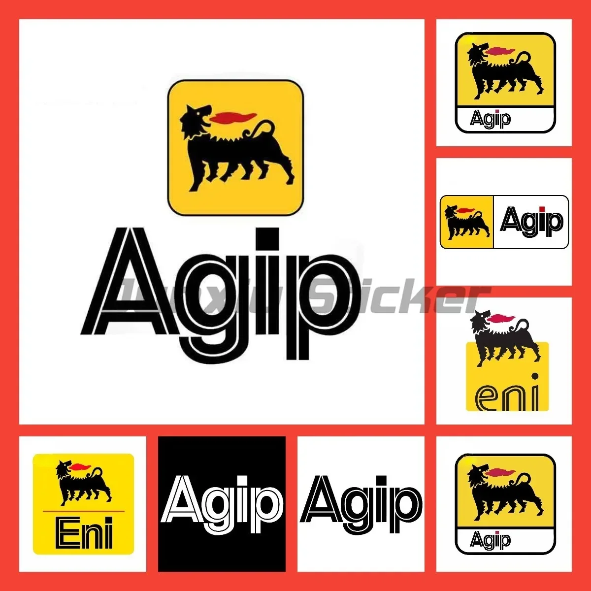 

Agip Car Stickers Creative Simple Decals Occlusion Scratch Sunscreen Windshield Windows Decor Car Styling