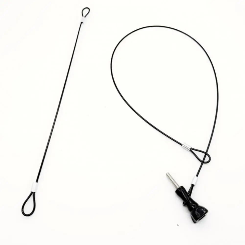 Cycling Camera Lanyard Anti-lost Camera Rope Action Camera Safety Cord with Anti-lost Rope Stainless Steel Belt Buckle for Gopro