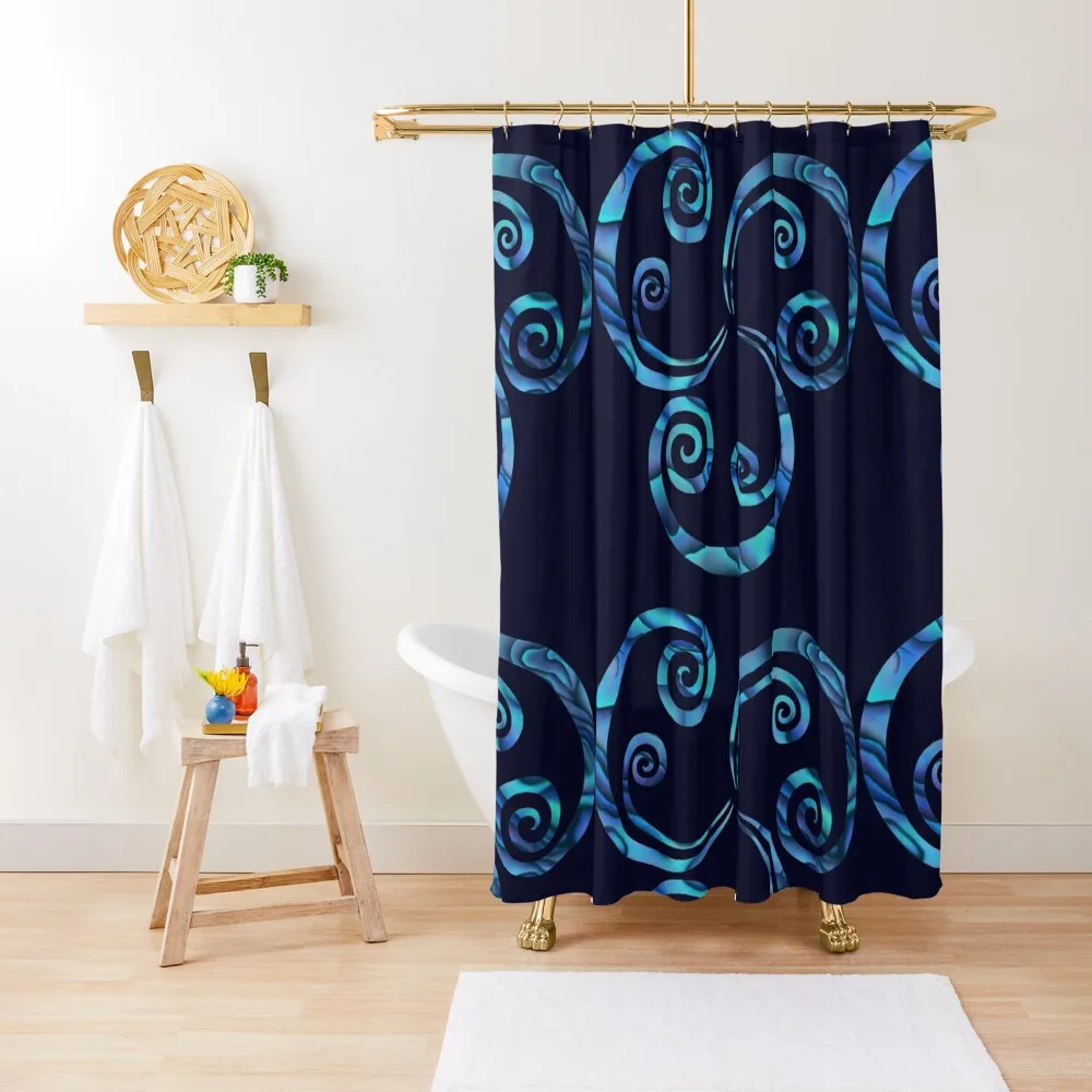 

Paua koru trio Shower Curtain For Bathrooms With Beautiful Designs Bathroom Deco Bathroom Shower Curtain