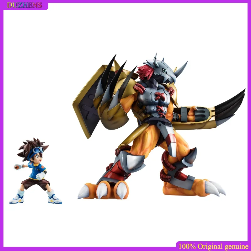 100% Original: Digital Monster War Greymon Taichi Yagami 25cm Action Figure Anime Figure Model Toys Figure Collection Doll Gift