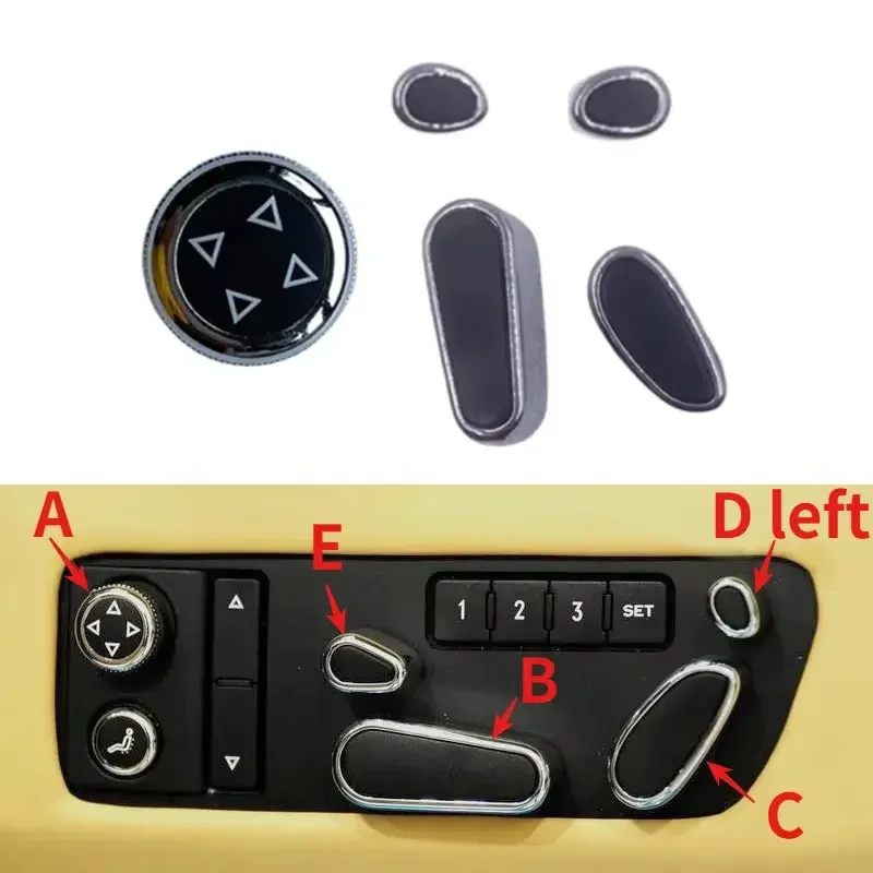 Адаптированная кнопка сиденья Bentley Continental GT Speed Add Mosun Кнопка переключения сиденья Крышка регулировки сиденья