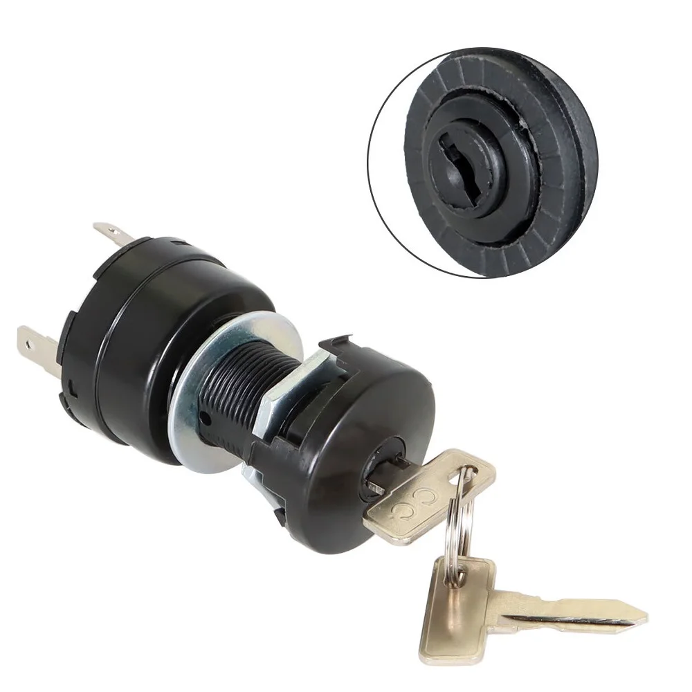For Club Car Precedent Ignition Starter Switch Key Assembly 1025086-01 for Golf Cart Gas Strobe Electric 2004-2011 2012-2026
