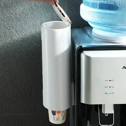 Dispenser för automatisk borttagning av koppar Väggmonterad engångspappersmugghållare Plastmugghållare Muggbehållare 10 best sales pappersmugghållare - №6