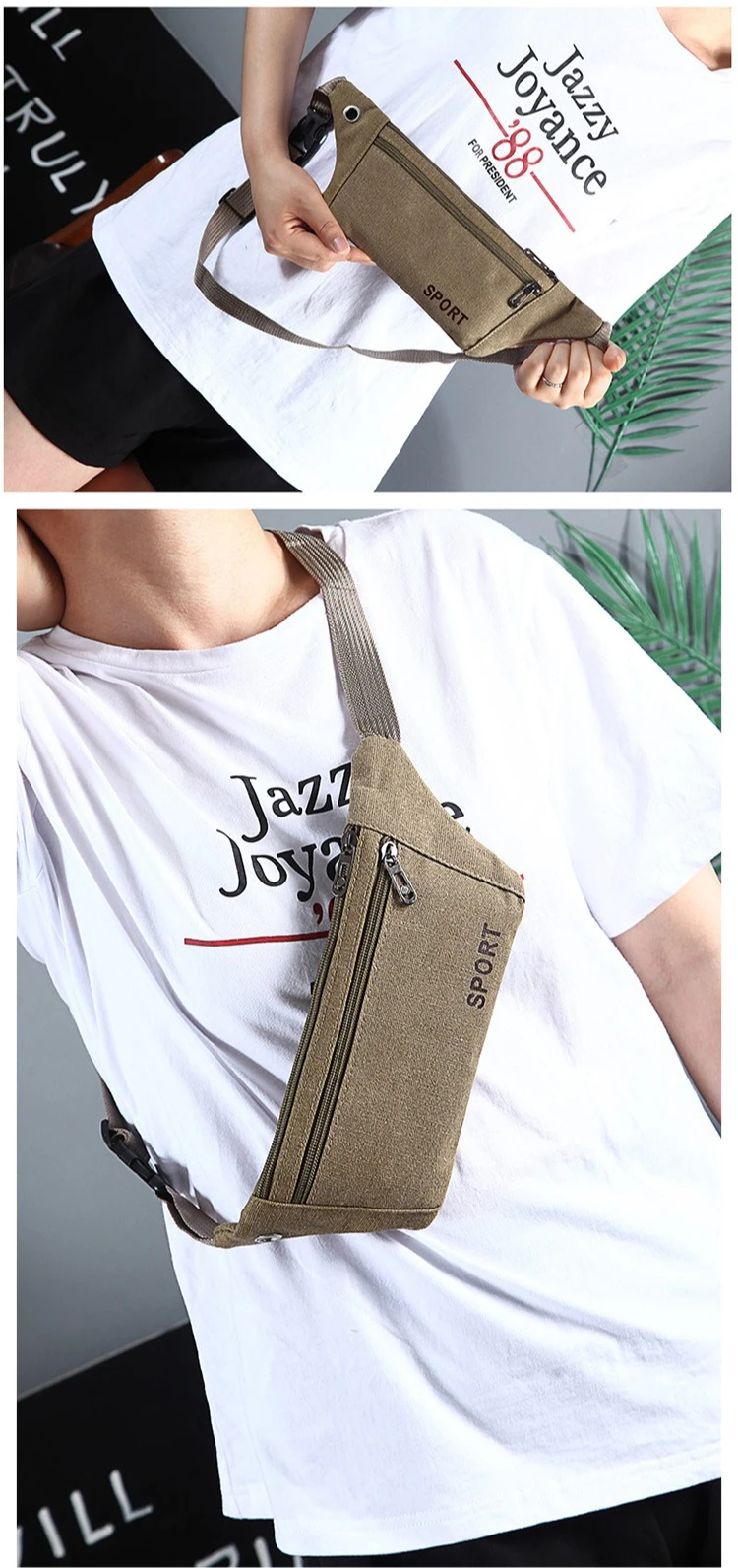 

Холщовая износостойкая, невидимая и противоугонная облегающая поясная сумка для спорта и отдыха для мужчин и женщин, для путешествий.