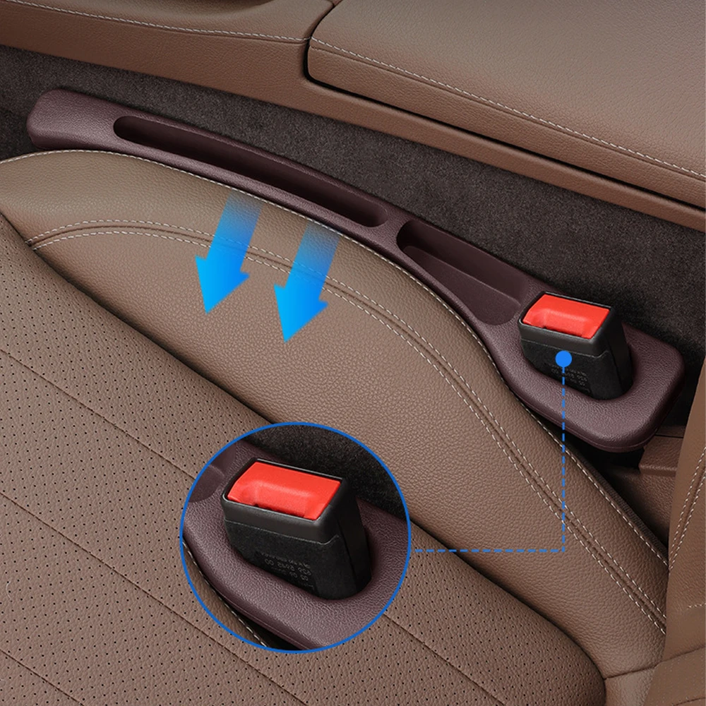 Yuanjoy – organisateur de remplissage d'espace de siège de voiture, 2 pièces, avec support pour téléphone, organisateur d'espace de siège de voiture pour éviter les chutes, accessoires de voiture