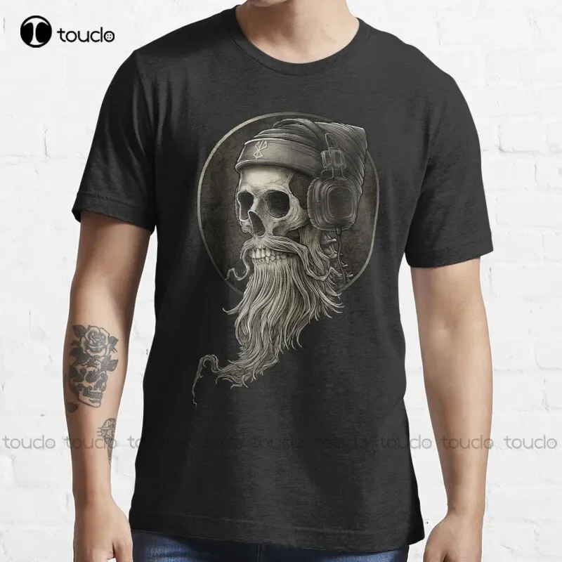 New Winya No. 99 Skull, Beard, Moustache T-Shirt White Tshirt S-5Xl Cotton Tee Shirt