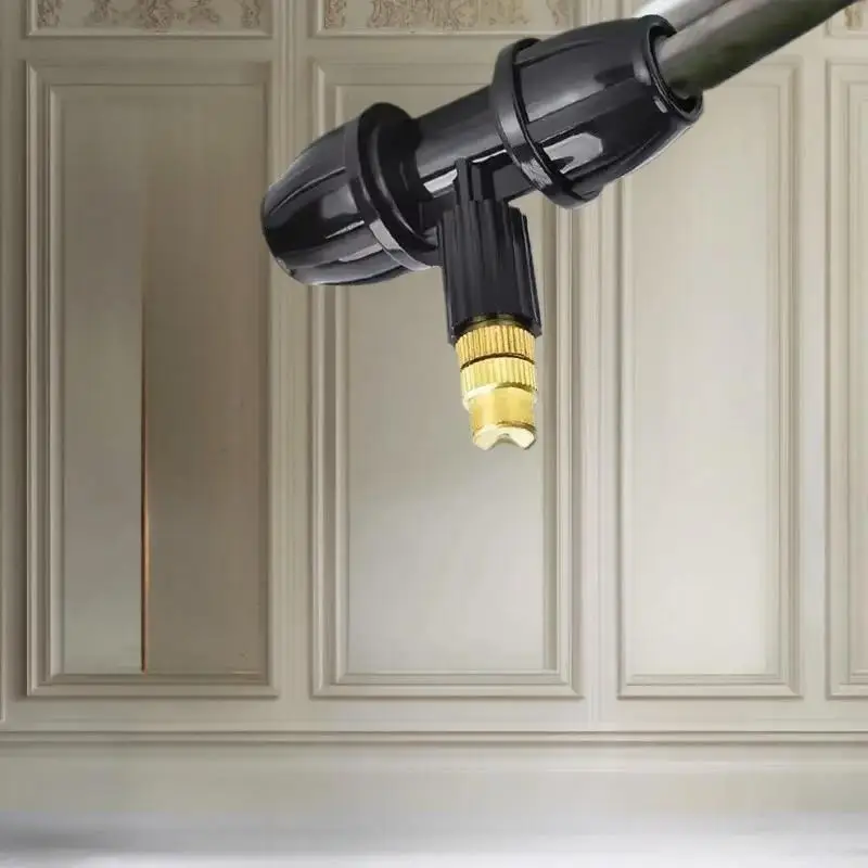 

5-Pack Atomizing Nozzle System for Automatic Plant Watering and Dust Reduction in Home Gardening