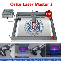 Ortur OLM3 LU3-20A grawer laserowy z 50L laserowym wspomaganiem powietrza 20W wyjście wycinarka laserowa DIY grawer laserowy kontrola aplikacji