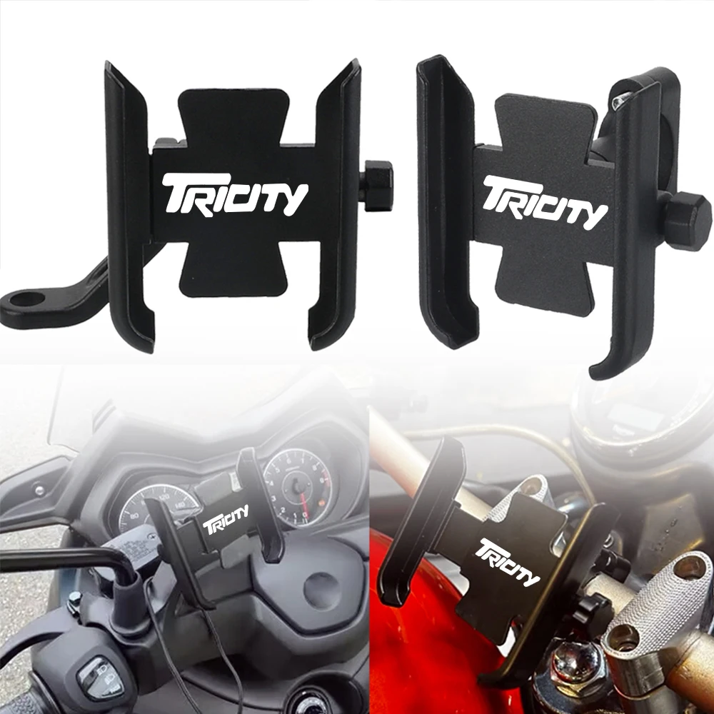 

For YAMAHA Tricity 125 155 300 2025 2024 2023 2022 2021 2020 2019 Motorcycle Handlebar Mobile Phone Holder GPS Stand Bracket