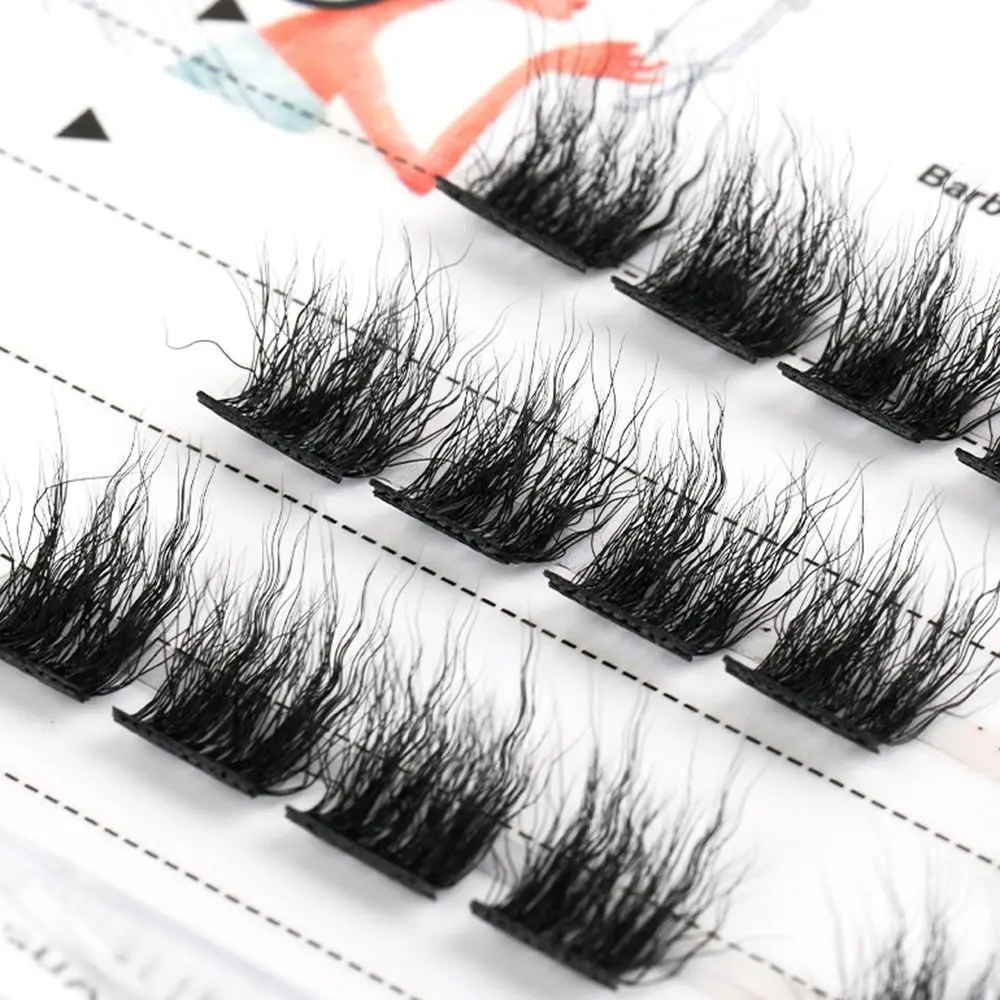 3 Pairs/set Instant Wool Eyelash Extensions 5D Curly Cluster Multiple Pairs Pack Dramatic Look False Eyelashes Set