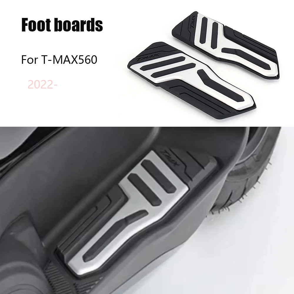 

Для Yamaha T-MAX5560 TMAX560 2022-пара мотоциклетных черных педалей, подножки, подножки, подножки