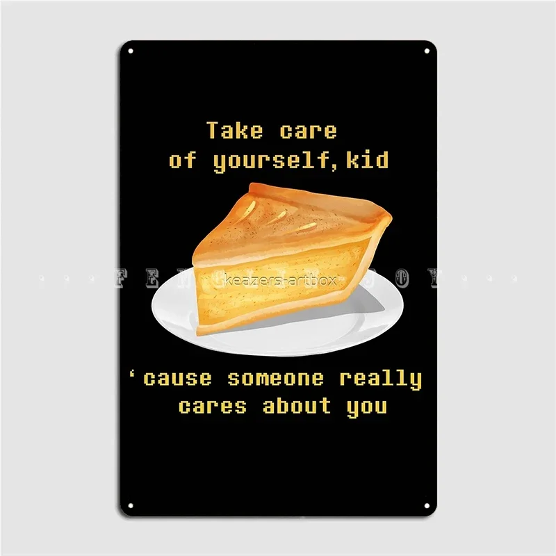 Take Care Undertale Metal Sign Cinema Garage Kitchen Vintage Plaques Tin Sign Posters