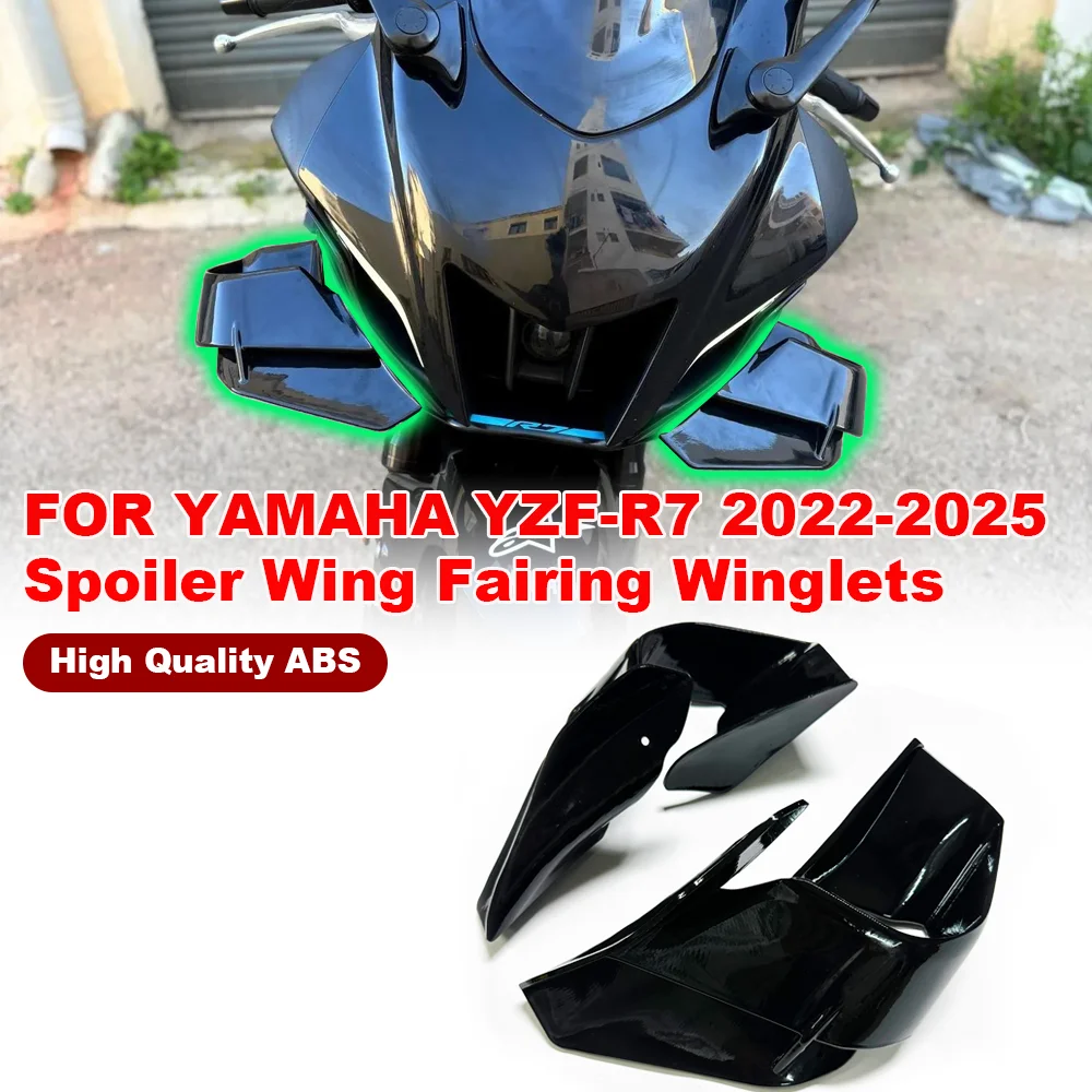 

For YAMAHA YZF-R7 R7 2022 2023 2024 2025 Motorcycle Accessories Fairing Moto GP Winglet Aerodynamic Wing Deflector Spoiler