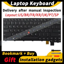 Teclado de repuesto para portátil español For Lenovo ThinkPad T460S T470S S2 2ND GEN 13 00UR367 01ER881