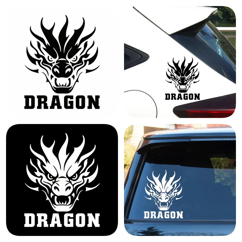 Car stickers personalized and domineering dragon head totem car window stickers body modification Vinyl Decal Car Accessories